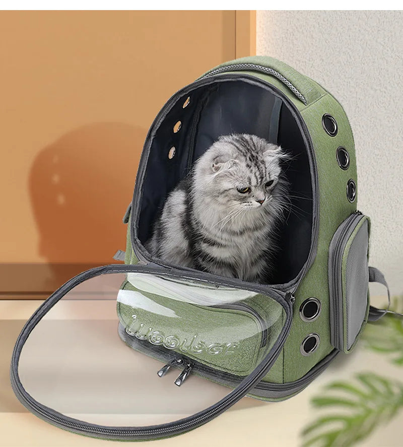 Transparent Pet Cat Carrier Bag Outdoor Travel Backpack for Cats