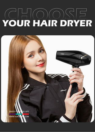 VGR 1800-2200W Powerful Electric Hotel Professional Hair Dryer