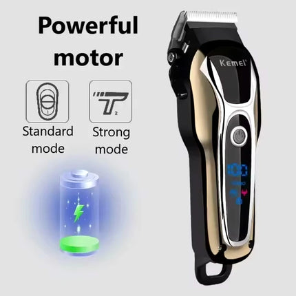 Professional Hair Clipper Electric Barber Clipper USB Rechargeable