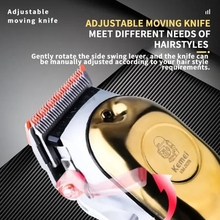 Professional Electric Hair Clippers Beard Clipper Rechargeable