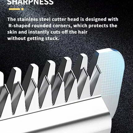 Professional Electric Hair Clippers Beard Clipper Rechargeable