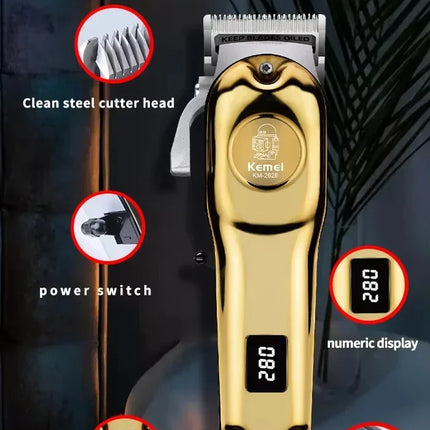 Professional Electric Hair Clippers Beard Clipper Rechargeable