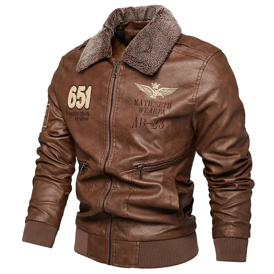 Winter Mens Leather Jacket