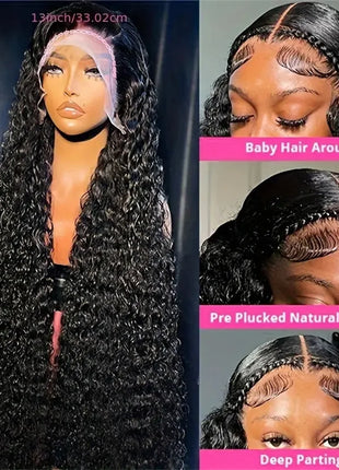 Lace Front Human Hair Wigs Remy Human Hair 30 34inch