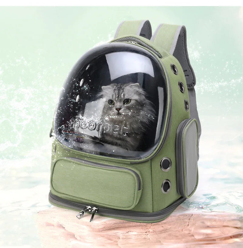 Transparent Pet Cat Carrier Bag Outdoor Travel Backpack for Cats