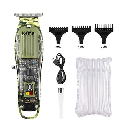 Kemei Hair Clippers Kit or Blade Rechargeable Electric H
