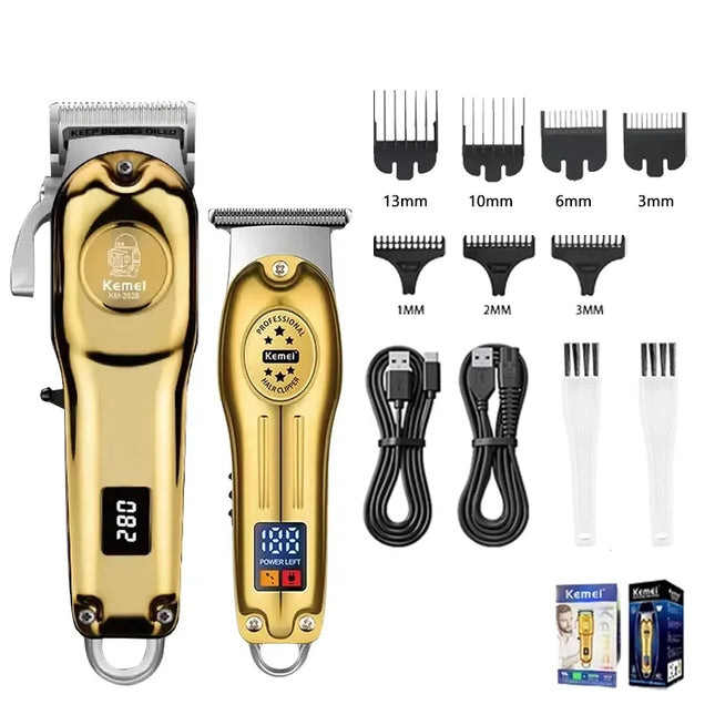 Professional Electric Hair Clippers Beard Clipper Rechargeable