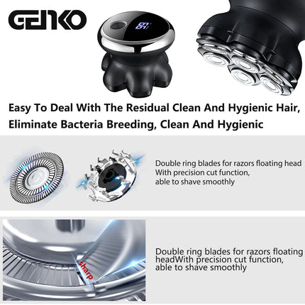 Head Shavers for Bald Men Razor 7D USB Rechargeable